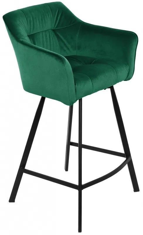 Barová stolička Loft zelená