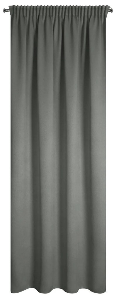 ZATEMŇOVACÍ ZÁVES NA PÁSKE CARLO 130X300 CM TMAVOSIVÁ