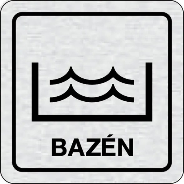 Tabuľka na dvere - Bazén