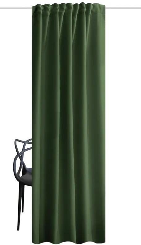 Home Wohnideen Záves akustický s podšívkou, Acustico, Zelená Oliv Rozmer textilu: 225 cm (V), 135 cm (Š)