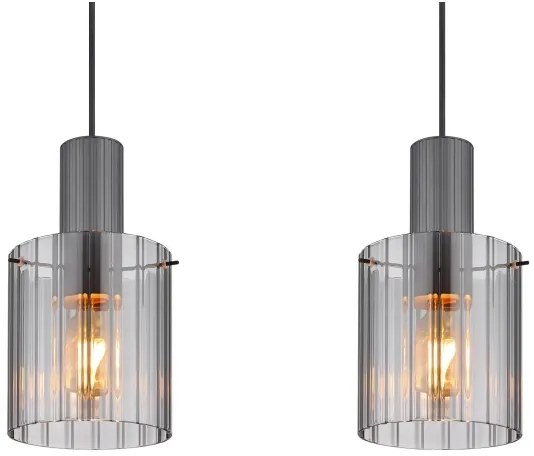 Globo 15904-3H - Luster na lanku TULIVAR 3xE27/40W/230V šedá