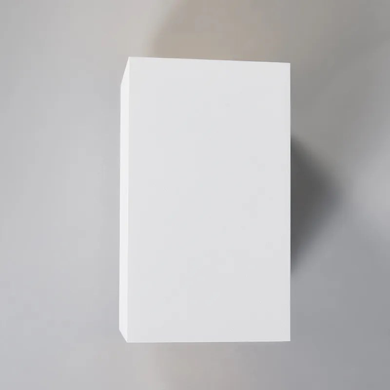 Moderná nástenná lampa biela štvorcová 2-svetlo - Sandy