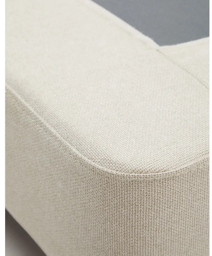 Béžová čalúnená dvojlôžková posteľ 160x200 cm Ofelia – Kave Home