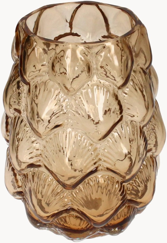 Sklenená váza Shell, V 20 cm