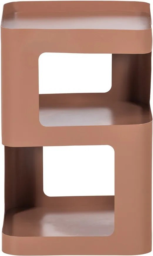Kovový odkladací stolík 35x35 cm Riv – WOOOD