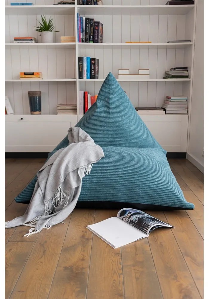 Menčestrový sedací vak v horčicovej farbe Razzmatazz – SLOWDOWN