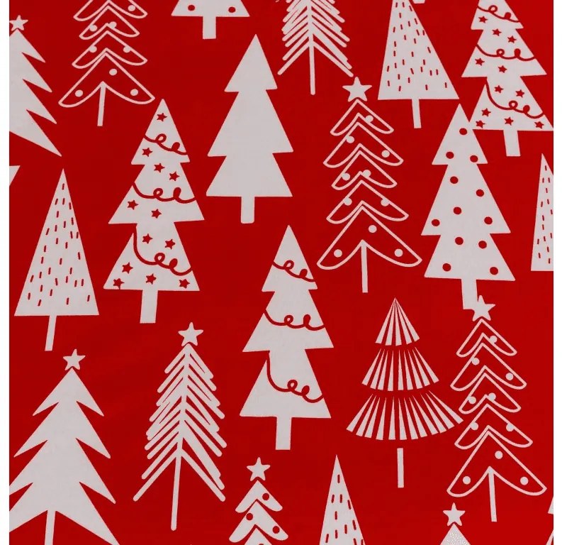 Plachta a obliečka na vankúš CHRISTMAS TREES Rozmer: 50 x 70 cm | 140 x 240 cm