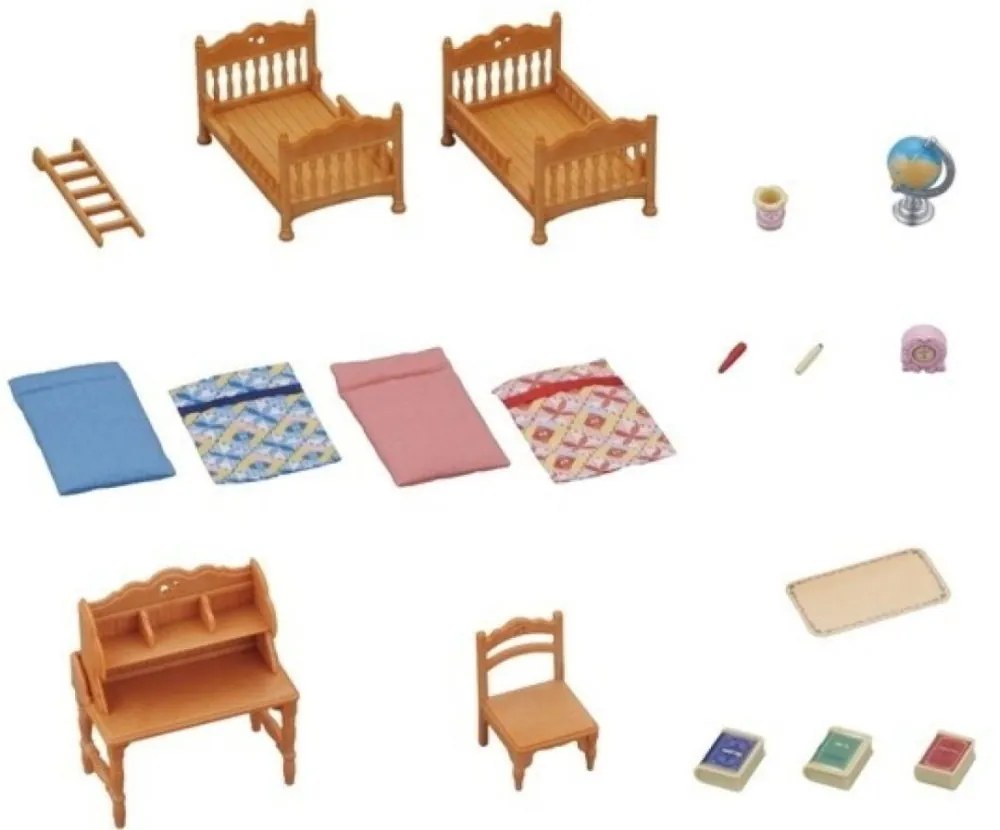 Sylvanian Families 5338 set - detská izba s poschodovou posteľou