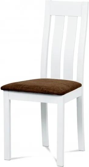 Sconto Jedálenská stolička BELA biela/hnedá