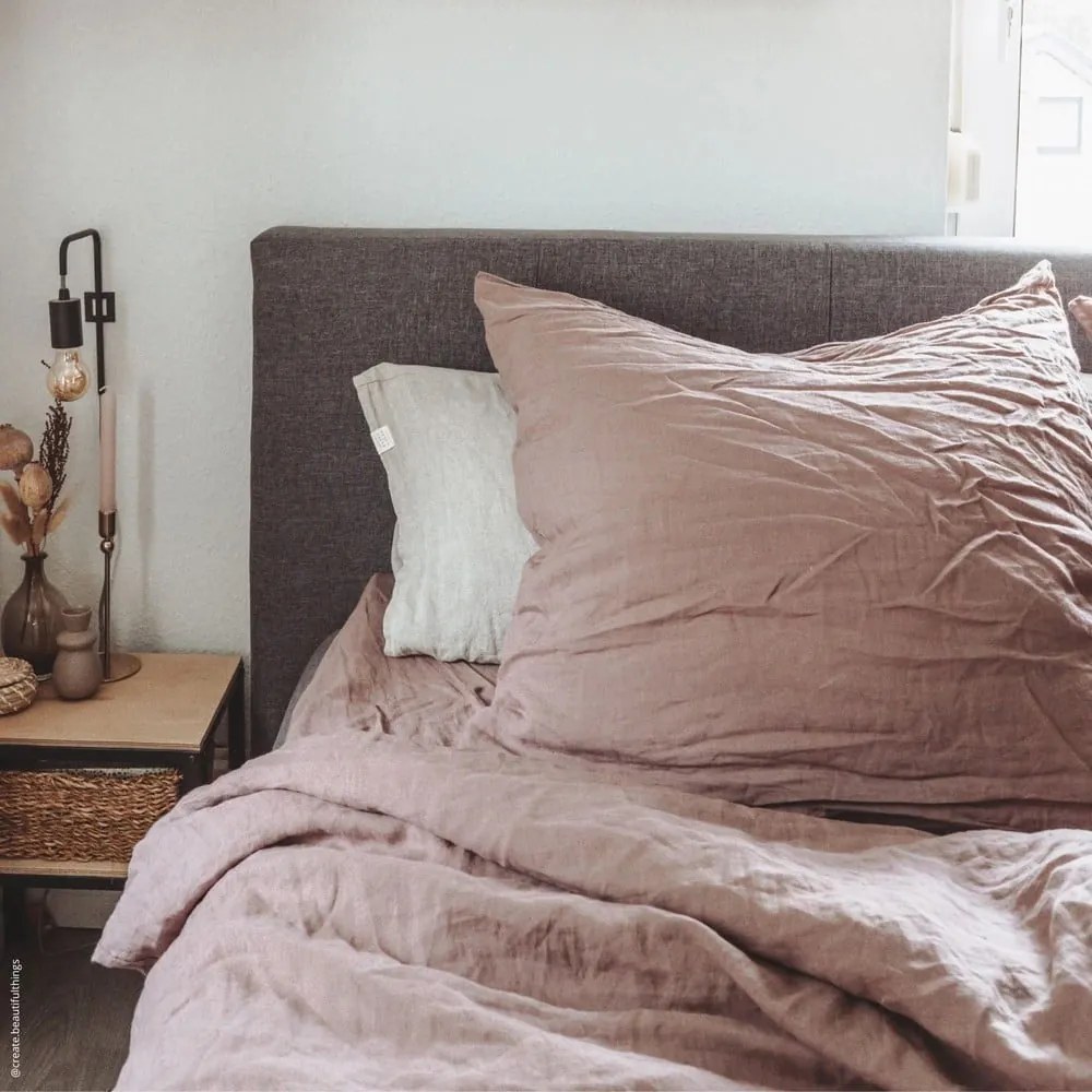 Ľanová obliečka na vankúš 40x60 cm Ashes of Roses – Linen Tales