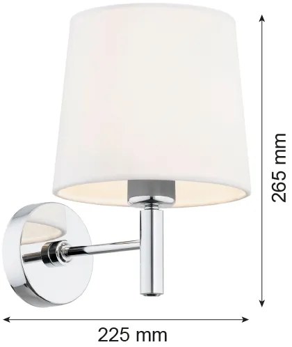 Argon 4760 - Nástenné svietidlo BOLZANO 1xE27/15W/230V