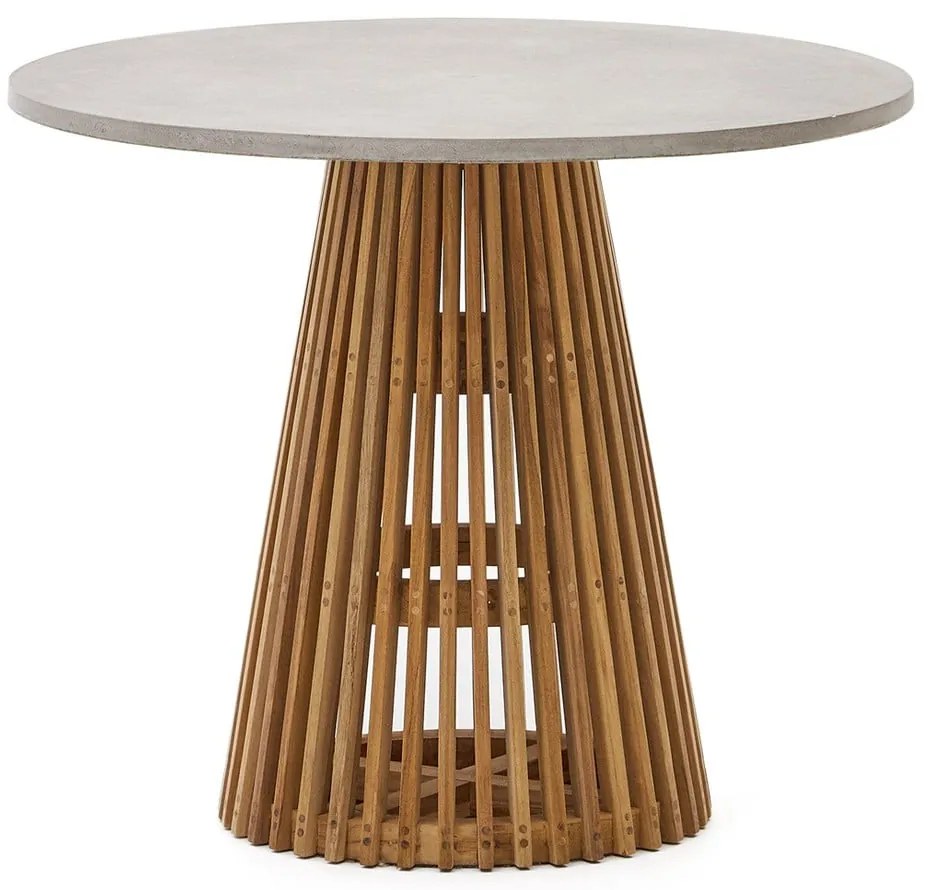 Okrúhly záhradný jedálenský stôl ø 90 cm Alcaufar – Kave Home