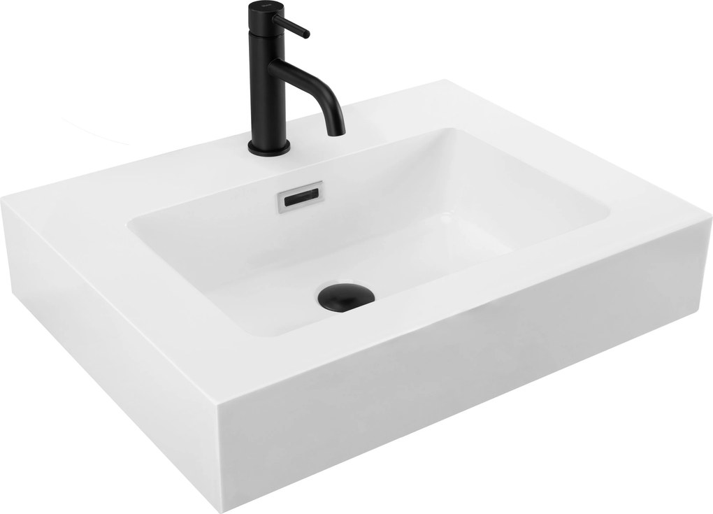 Rea Alison, umývadlo na dosku 610x460x120 mm, biela lesklá, REA-U6021