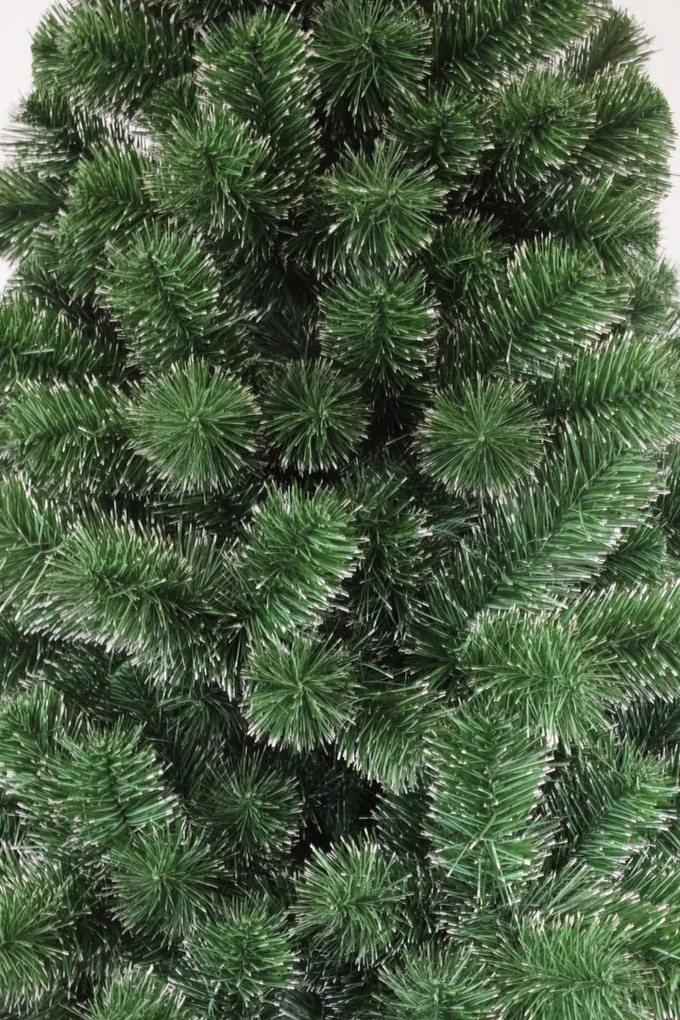 JAKS VIANOČNÝ STROMČEK JEDĽA LUX - ZELENO - BIELA 220CM
