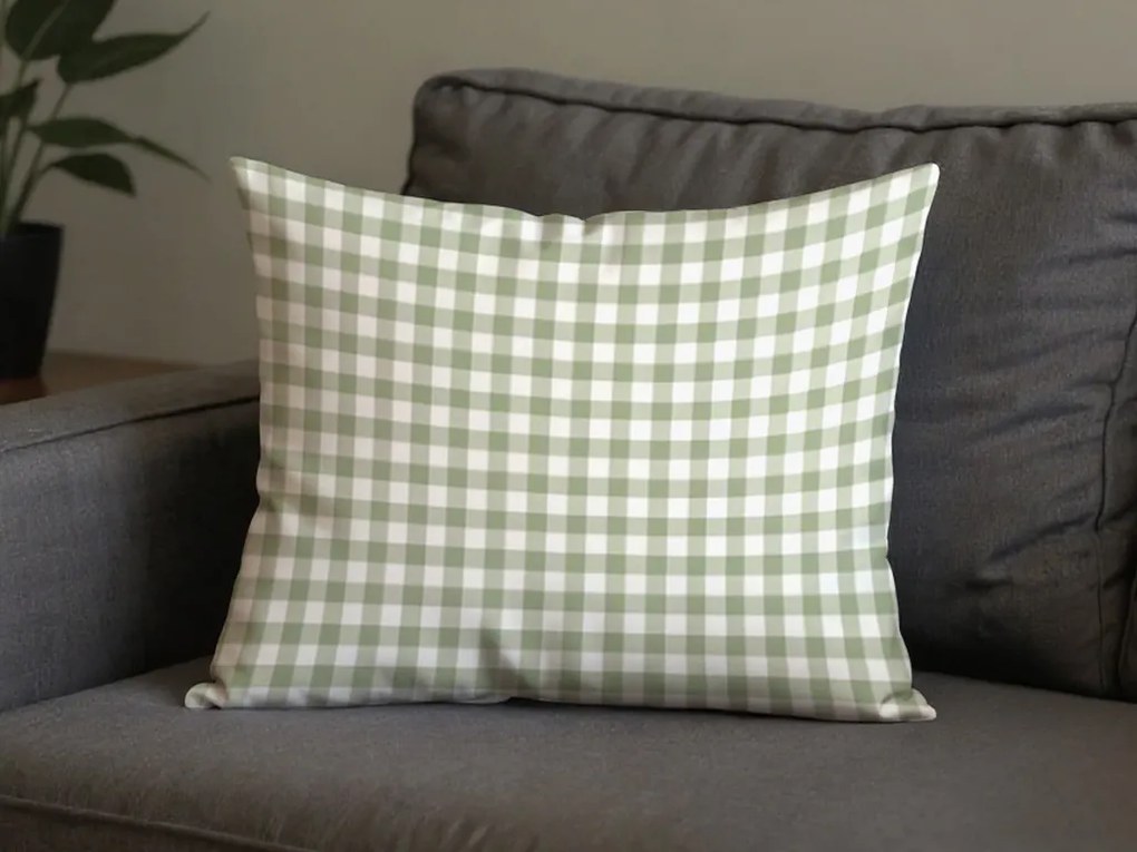 Sada 2 ks dekoračných obliečok na vankúš GRENTIS 40x60 cm, zelená