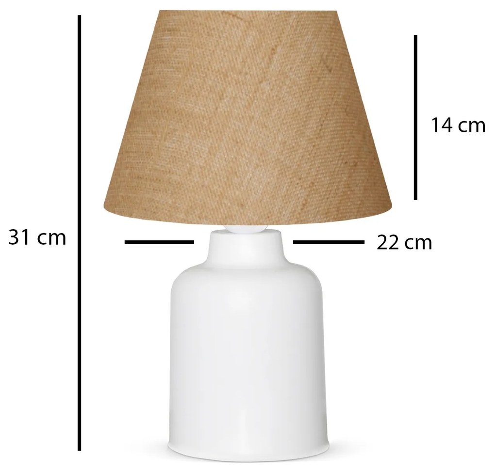 Stolní kampa Imados krémová/bílá