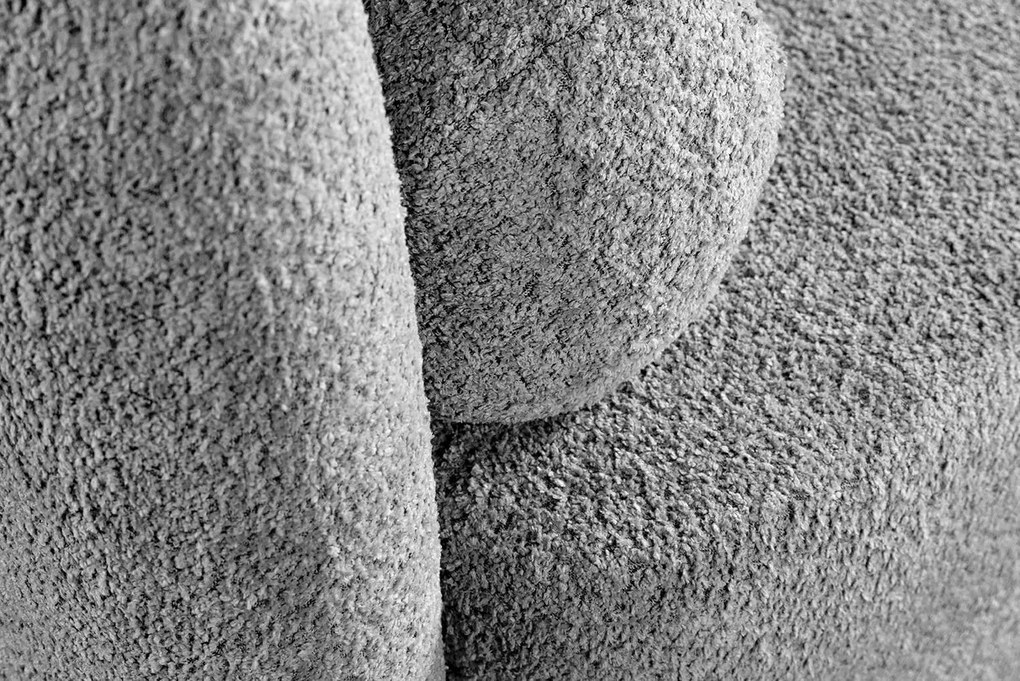 Pohovka ART DECO 200 cm bouclé šedá