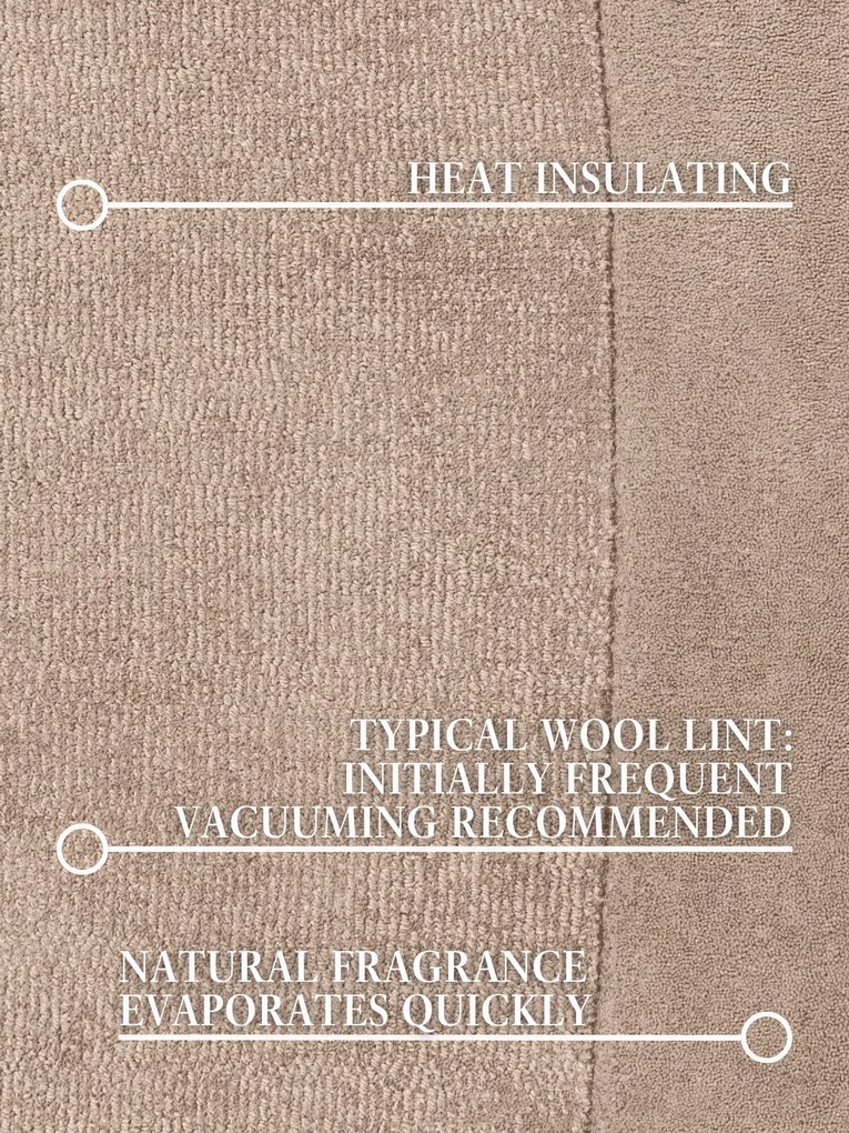 Villeroy & Boch Kusový koberec Kivi 106282 Beige kruh, 200x200 (priemer) kruh, béžová, obývacia izba