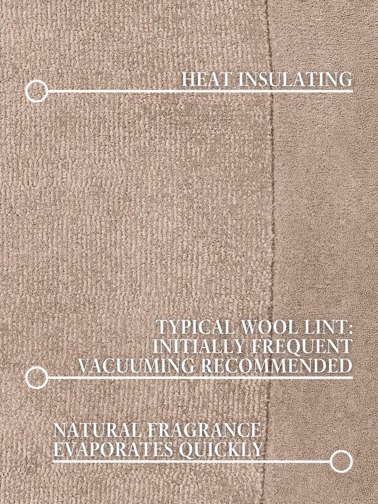 Villeroy & Boch, Kusový koberec Villeroy & Boch Kari 106282 Beige kruh, 200x200 (priemer) kruh, béžová, obývacia izba