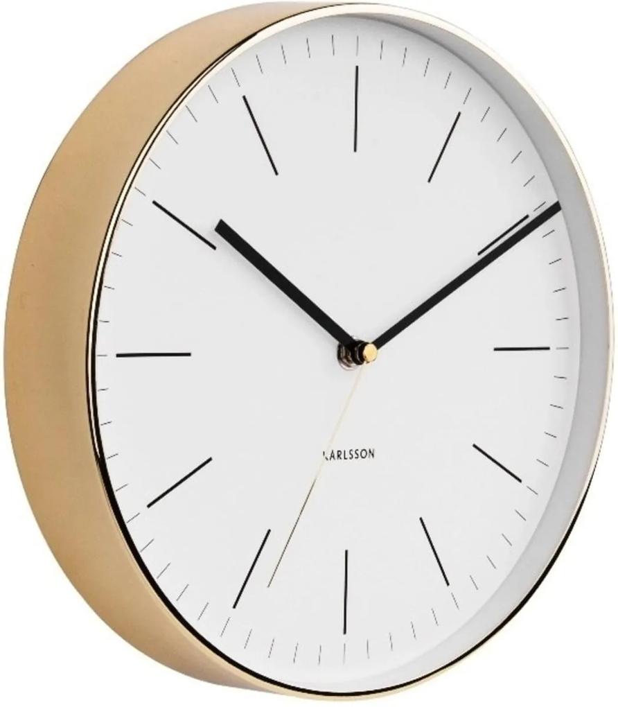 Dizajnové nástenné hodiny Karlsson 5695WH