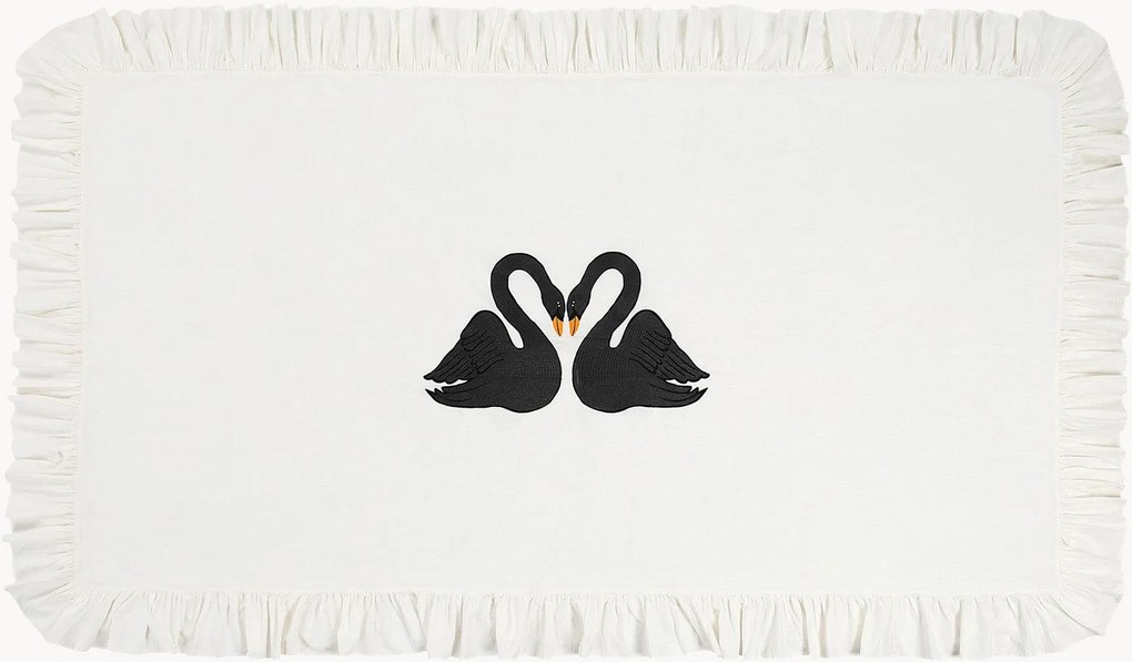 Bavlnený obrus Black Swan