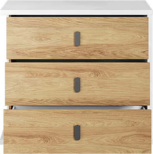 Dizajnová komoda Karlos 100cm dub hikor