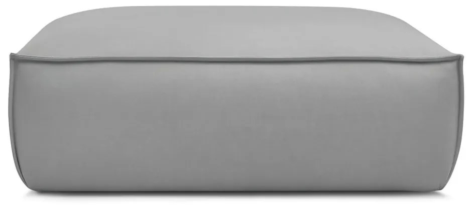 Svetlosivá podnožka z imitácie kože Boheme – Bobochic Paris