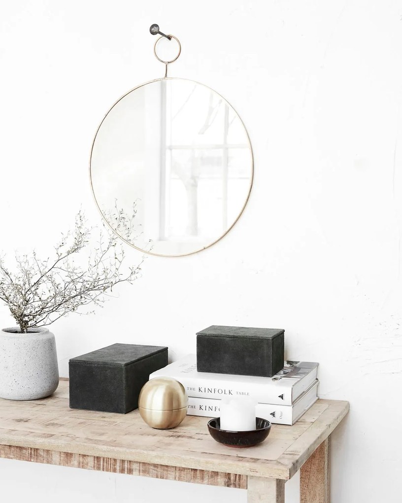 MOSADZNÉ ZRKADLO LOOP VEĽKÉ MUZZA