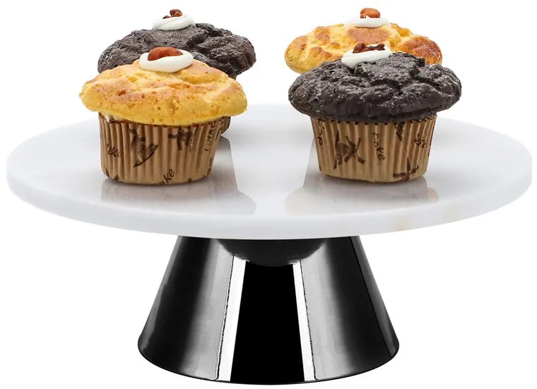 Echtwerk Mramorový servírovací tanier (Ø 30 cm, čierna) (100343357)