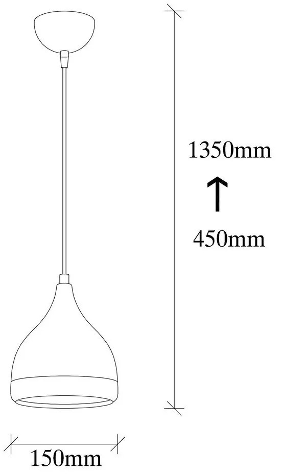 Čierne/v medenej farbe závesné svietidlo ø 14 cm Yildo – Opviq lights
