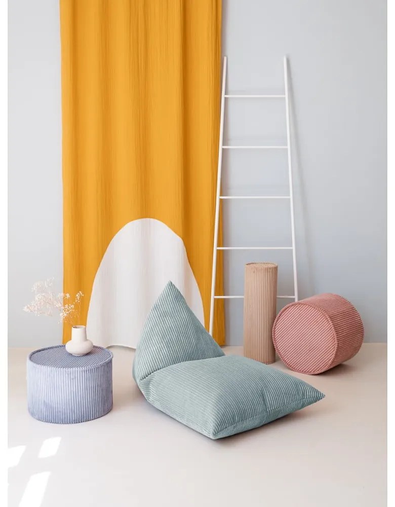 Menčestrový detský sedací vak v mentolovej farbe Big Lounger – Wigiwama