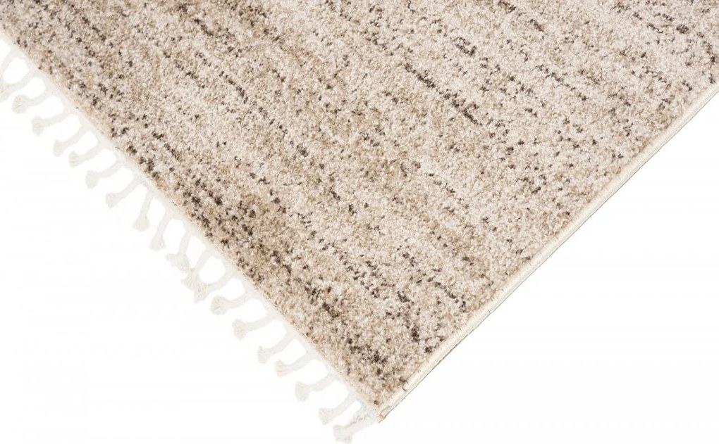 TA Koberec T006A KRÉMOVÉ SÁRÍ STRAPCE Rozmer: 140x190 cm