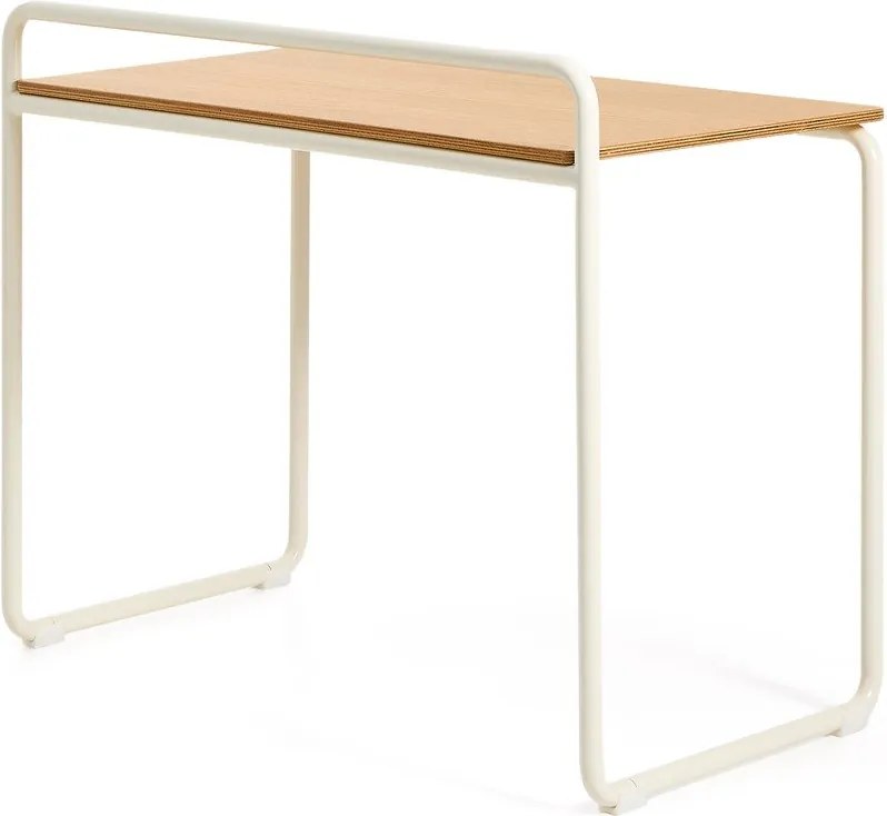 Detský písací stôl s doskou v dekore jaseňového dreva 45x82 cm Tinn – Kave Home