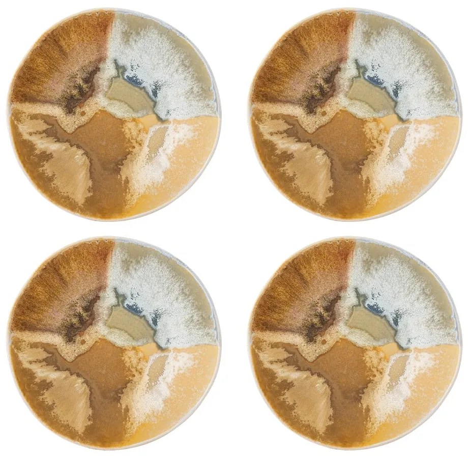 Krémové misky v súprave 4 ks z kameniny 625 ml Lacey – Bloomingville