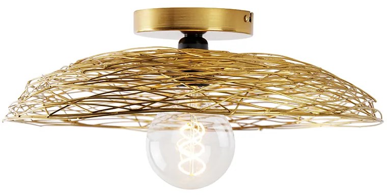 Orientálne stropné svietidlo zlaté 40 cm - Glan