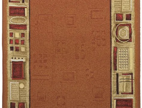 Koberce Breno Behúň JENA 84, šíře role 67 cm, oranžová, viacfarebná