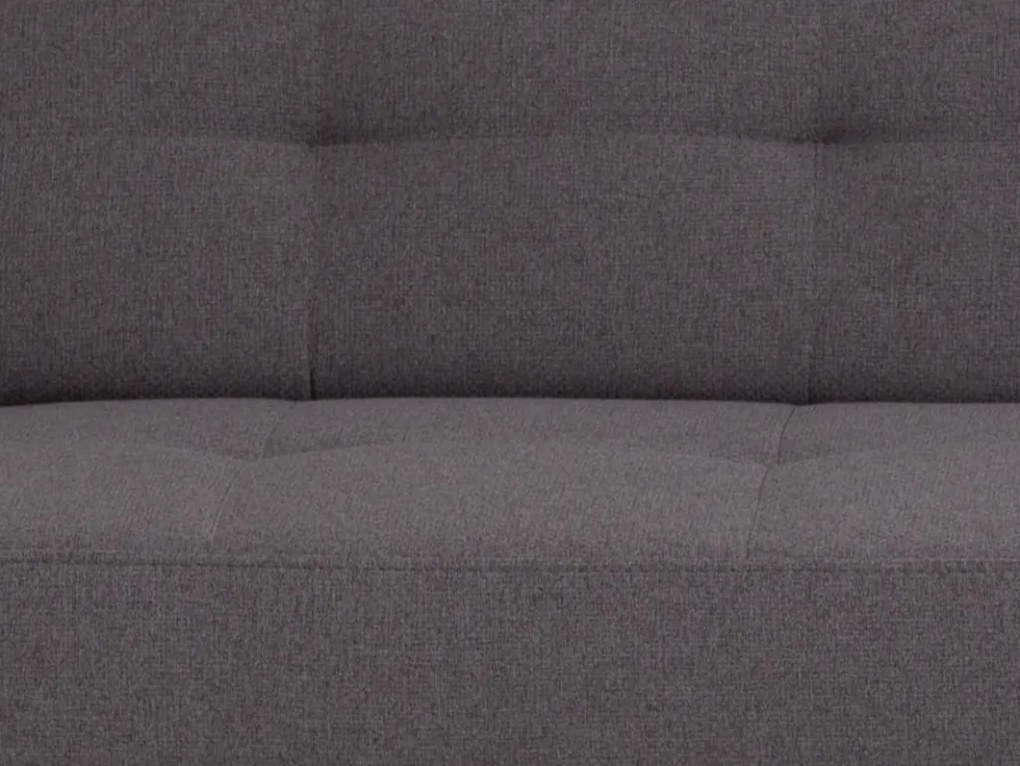 Rohová sedacia súprava Harris, tmavo šedá tkanina, pravý roh