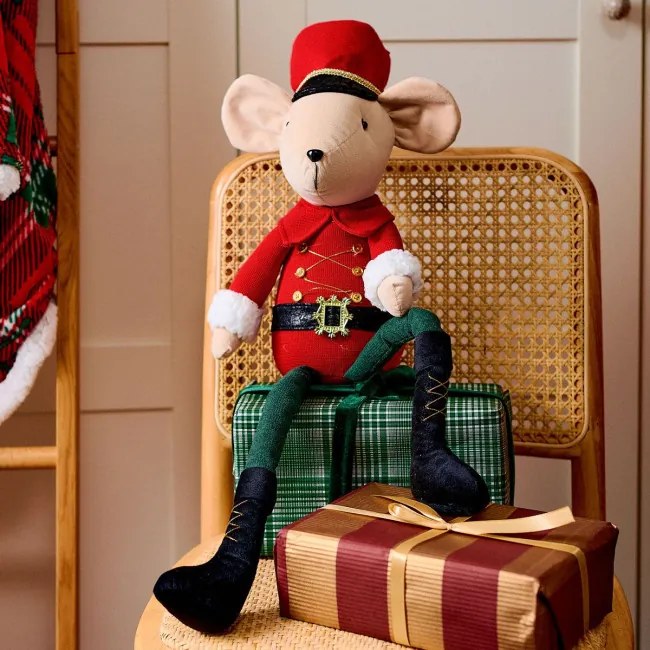Vianočná dekorácia DIXIE myška 705465