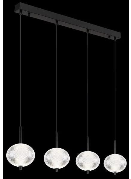 Globo 16042-4H - LED Luster na lanku AIDA 4xLED/5,75W/230V 3000K/4500K/6500K