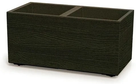 Kvetináč MADERA CASE ECO WOOD 77 cm, , tmavohnedý