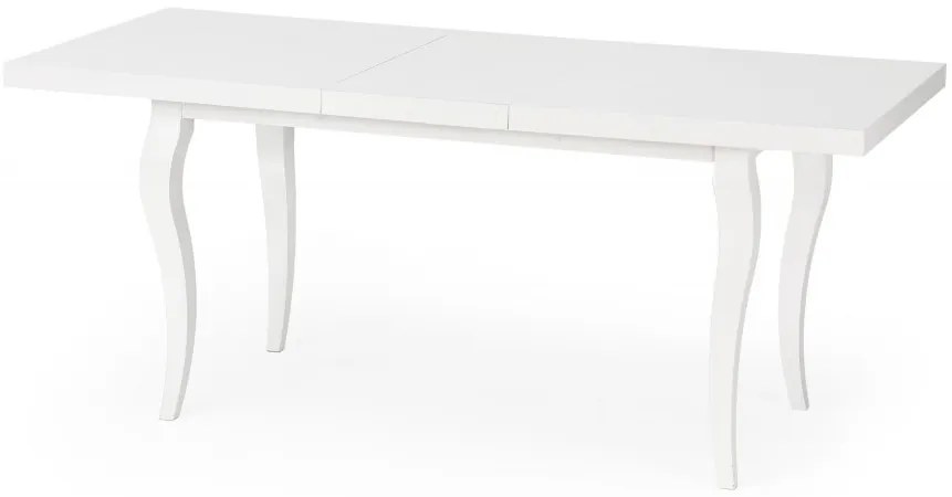 Jedálenský rozkladací stôl Mozart 160/240 cm biely