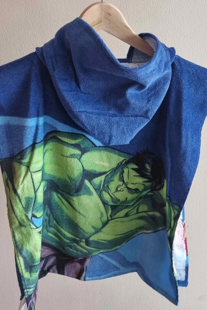 Jerry Fabrics Detské pončo 50x115 cm - Avengers "Hero"