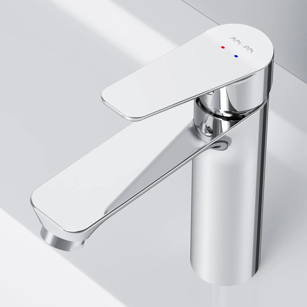 Umývadlová batéria AM.PM Hit FTA82200 jednopáková s odtokovým ventilom, chróm