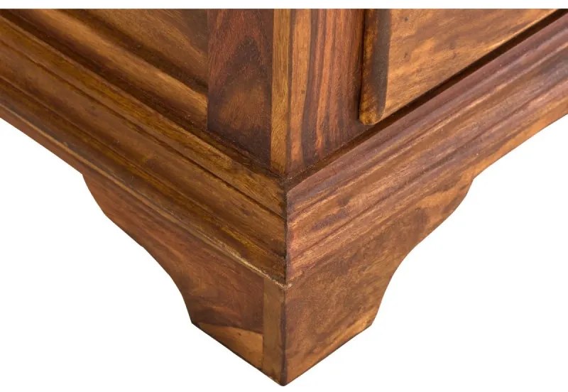 furniture-nabytek.cz - Masívna vitrína Merlin z palisandra, lakovaná, hnedá