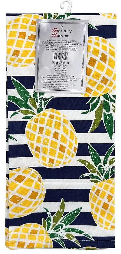 Kuchynská utierka OTC-12598 45x70 cm ananásy