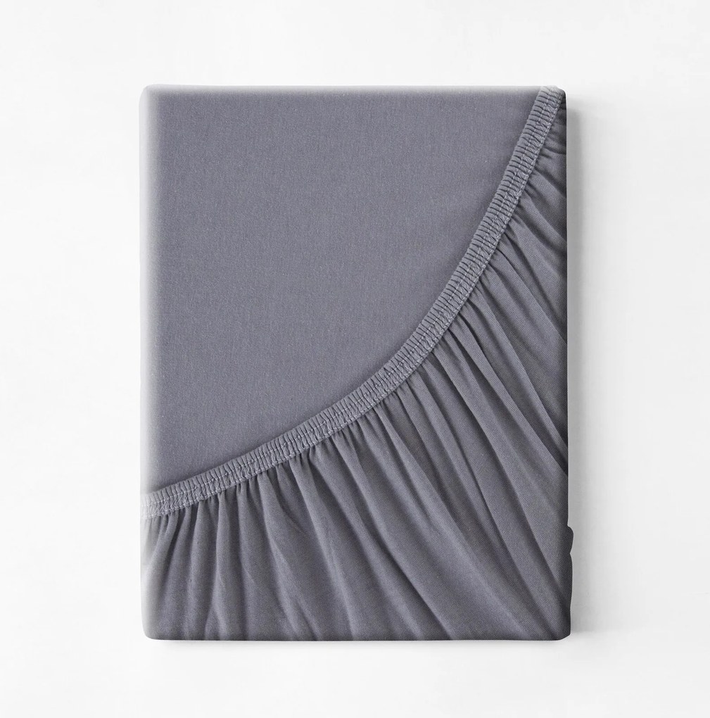 JERSEY PRESTIERADLO JERSEY3 160X200 CM TMAVOSIVÉ