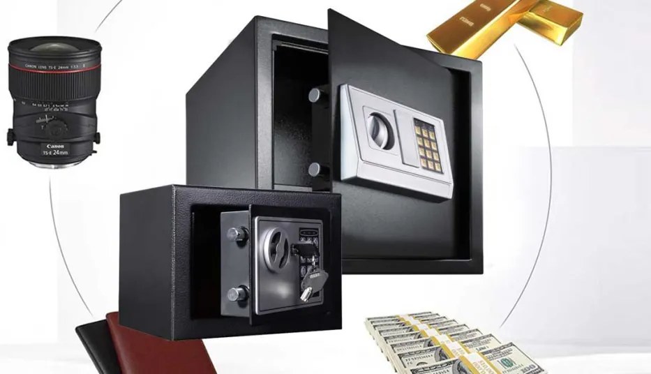 Digitálny sejf v 2 typoch - malý, čierny