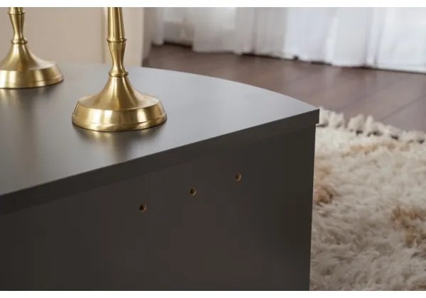 SADA 2x Konferenčný stolík ORION antracit