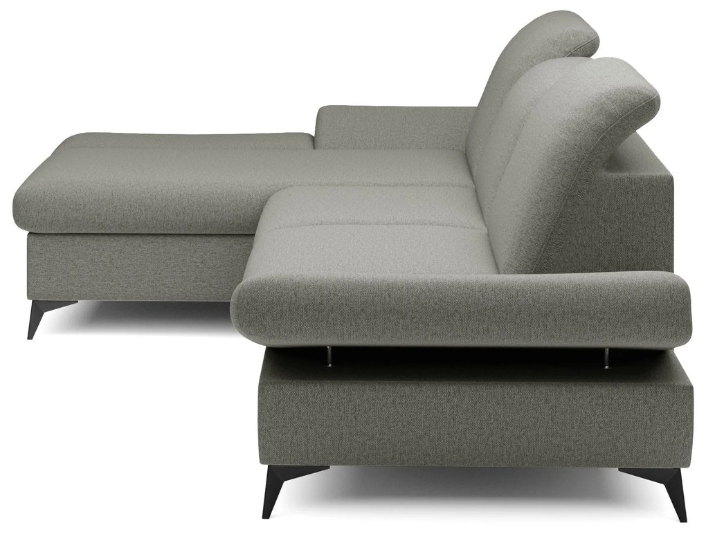 Rohová sedacia súprava Harpie (sivá) (L). Akcia -10%. Vlastná spoľahlivá doprava až k Vám domov. 1097976