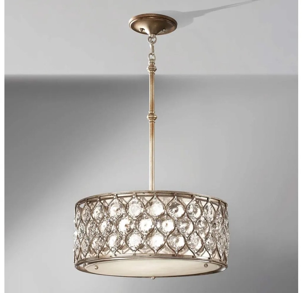 Feiss FE-LUCIA-B - Luster na tyči LUCIA 3xE27/60W/230V